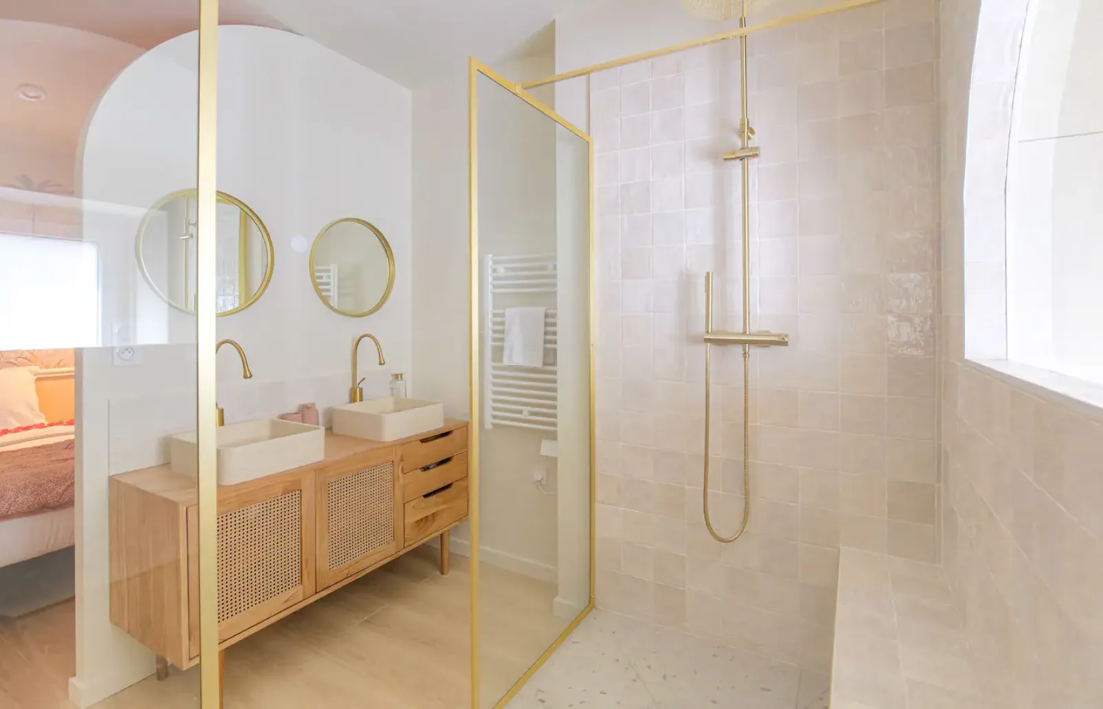 Salle de bain rénovée à villeurbanne