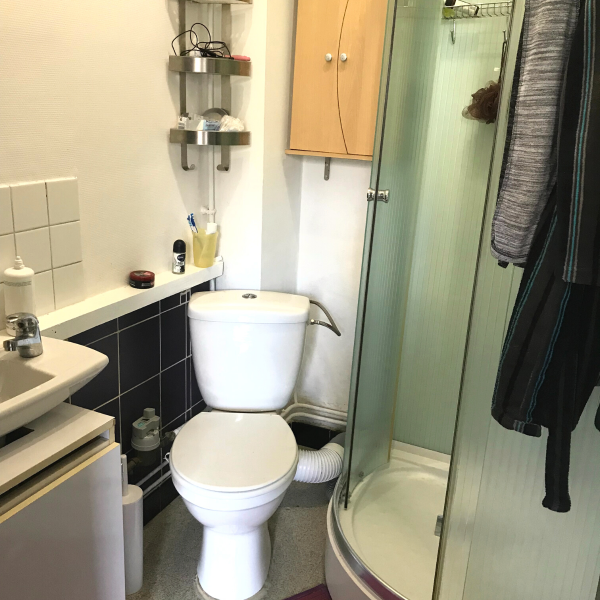 Salle de bains et WC avant travaux