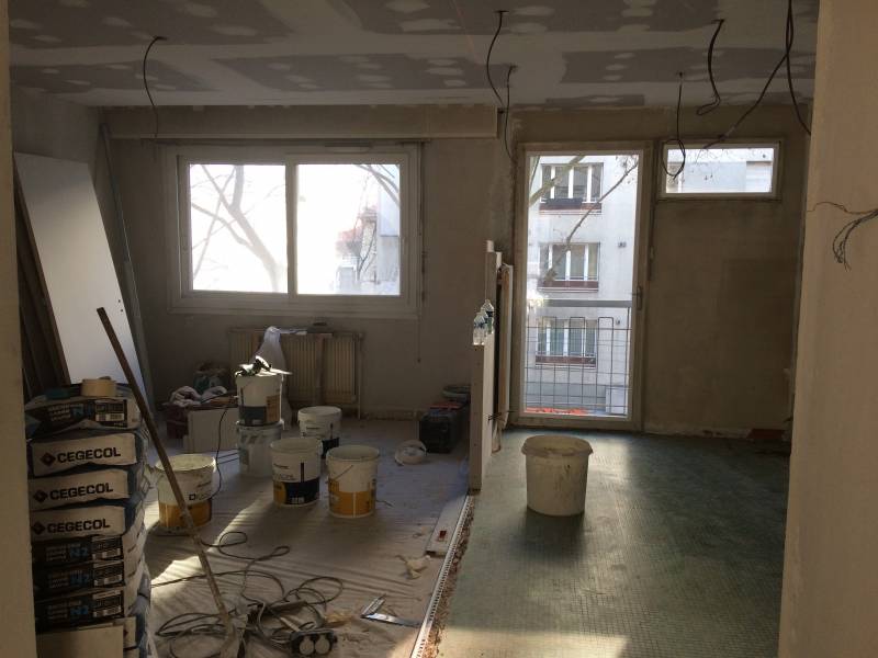 Préparation pièce à vivre