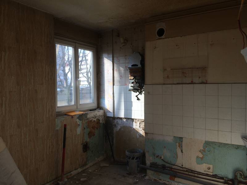 Démolition de la cuisine existante