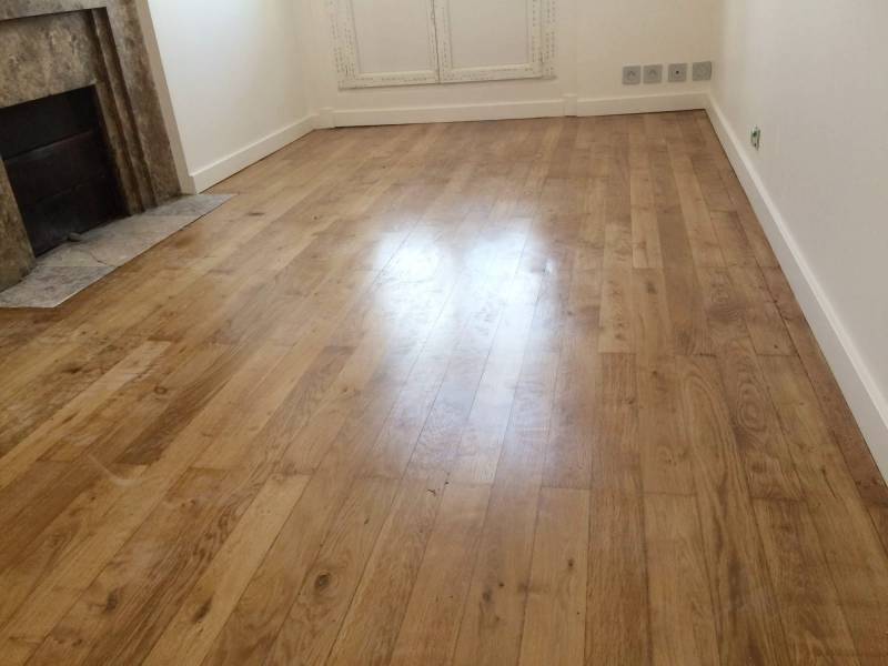 Parquet après vitrification