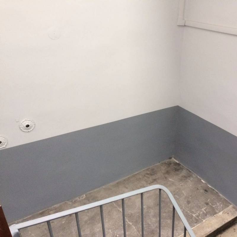 Mise en peinture mur et garde corps