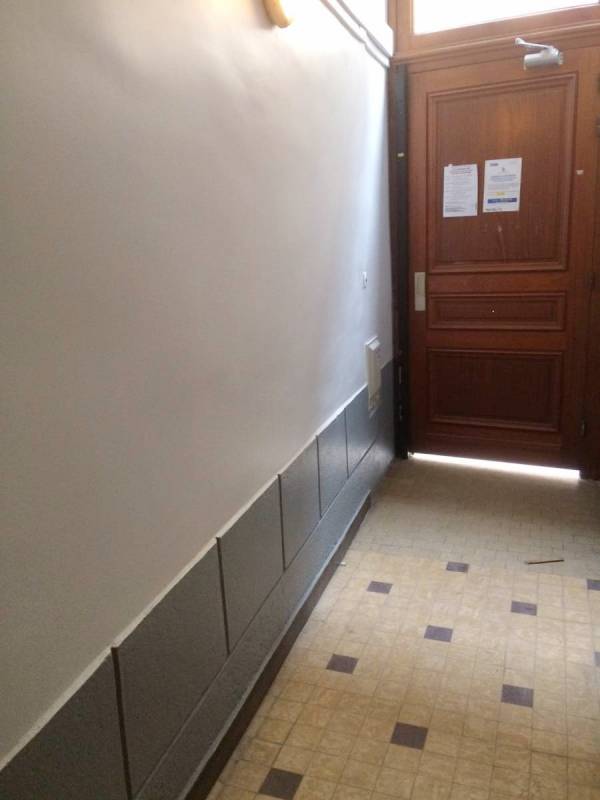 Ratissage et peinture immeuble d'habitation à Lyon