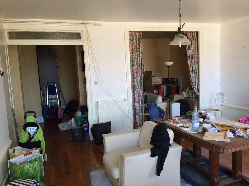 Salon avant démolition