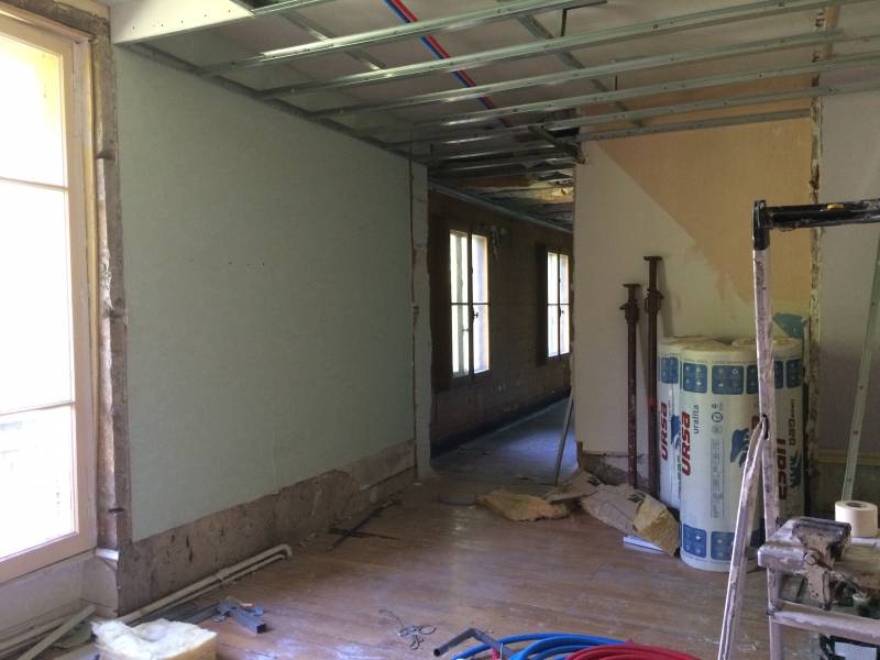 Ferraillage des faux plafonds