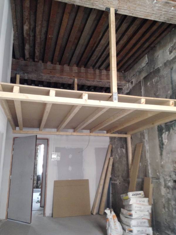 Création de la mezzanine