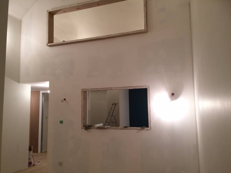 Création des ouvertures des chambres