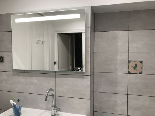 Finition salle de bain