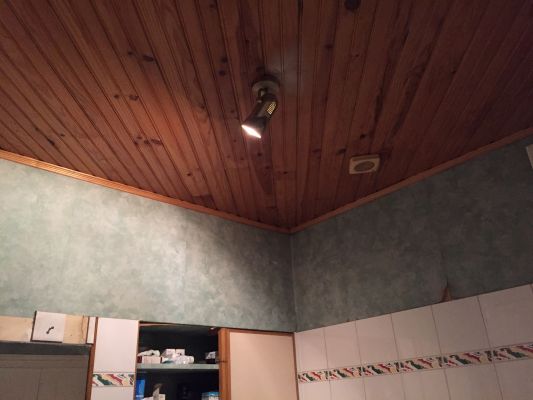 Plafond avant intervention