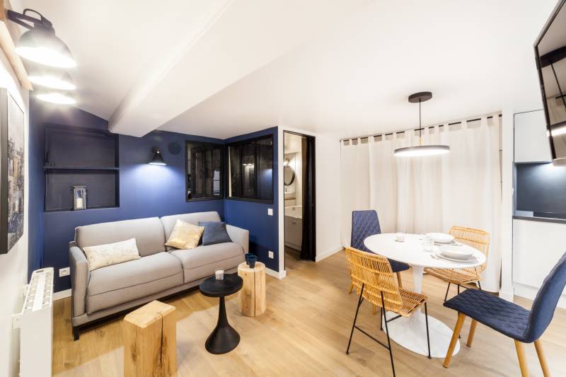 Salon avec verrières sur mesure