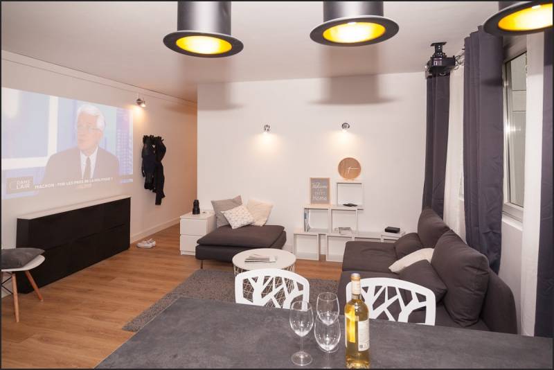 Salon après rénovation